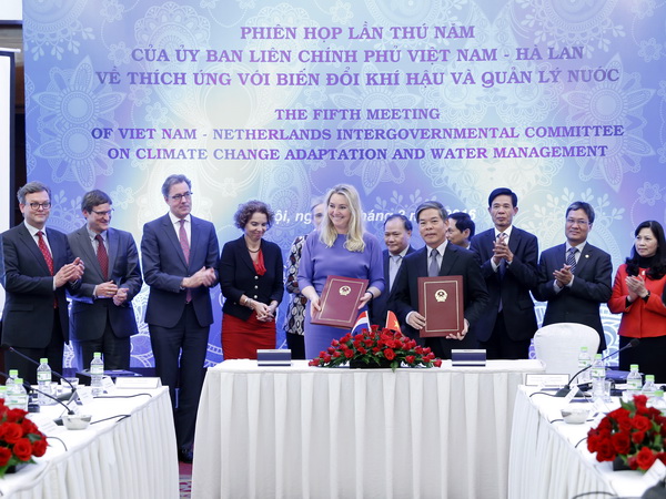 Phiên họp lần thứ 5 của Ủy ban liên Chính phủ Việt Nam – Hà Lan về thích ứng với biến đổi khí hậu và quản lý nước