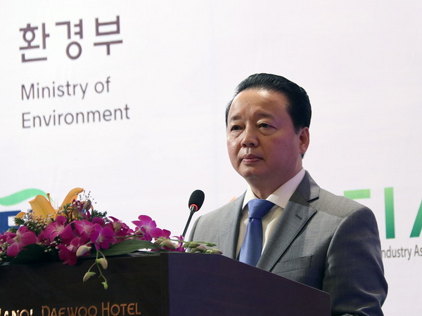 Bộ trưởng Trần Hồng Hà tham dự Diễn đàn hợp tác môi trường Việt Nam – Hàn Quốc 2018 