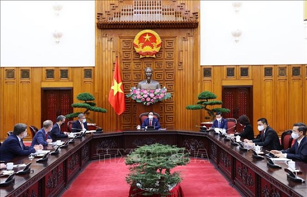 Thủ tướng Phạm Minh Chính tiếp Chủ tịch COP26